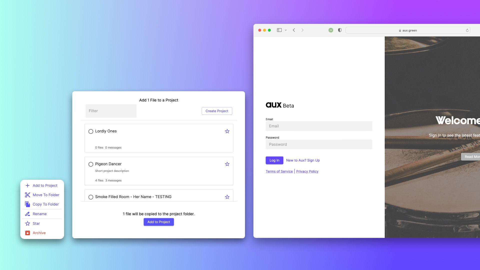 The Aux Changelog - Latest Features as of 12 January 2022