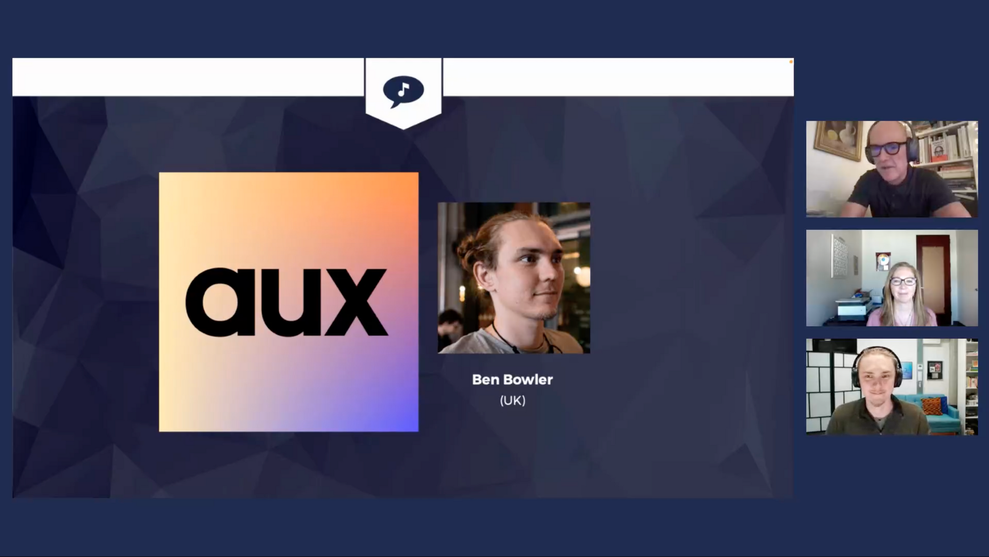 Aux wins NY:LON Connect 2022 Startup Showcase Award