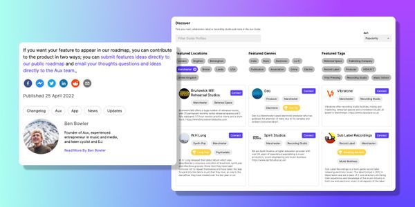 The Aux Changelog - Latest Features and Fixes as of 11 May 2022