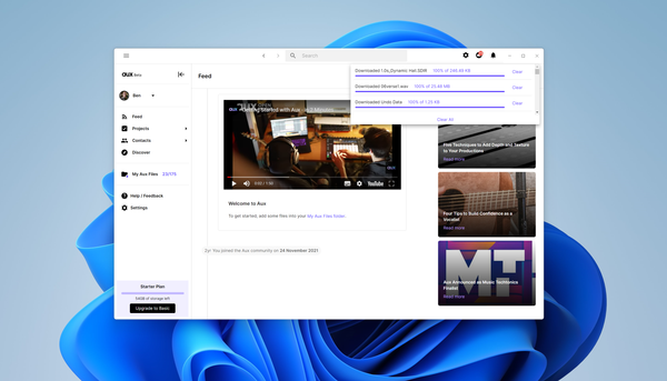 Aux for Windows - Changelog 13 October 2023